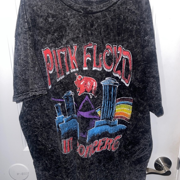 Pink Floyd Distressed Gray Tee - Picture 1 of 3